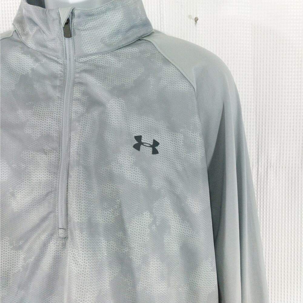 NWT! UNDER ARMOUR! MOTTLED GRAY ALL SEASON GEAR, DRY & LIGHT GOLF SHIRT! SZ 2XL - Picture 6 of 11